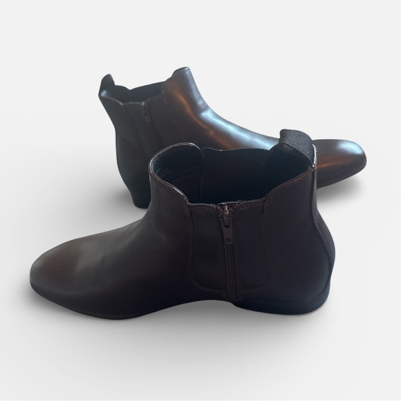 JF J.Ferrar Stanwell men’s‎ Brown faux Leather Chelsea Boots Sz 13